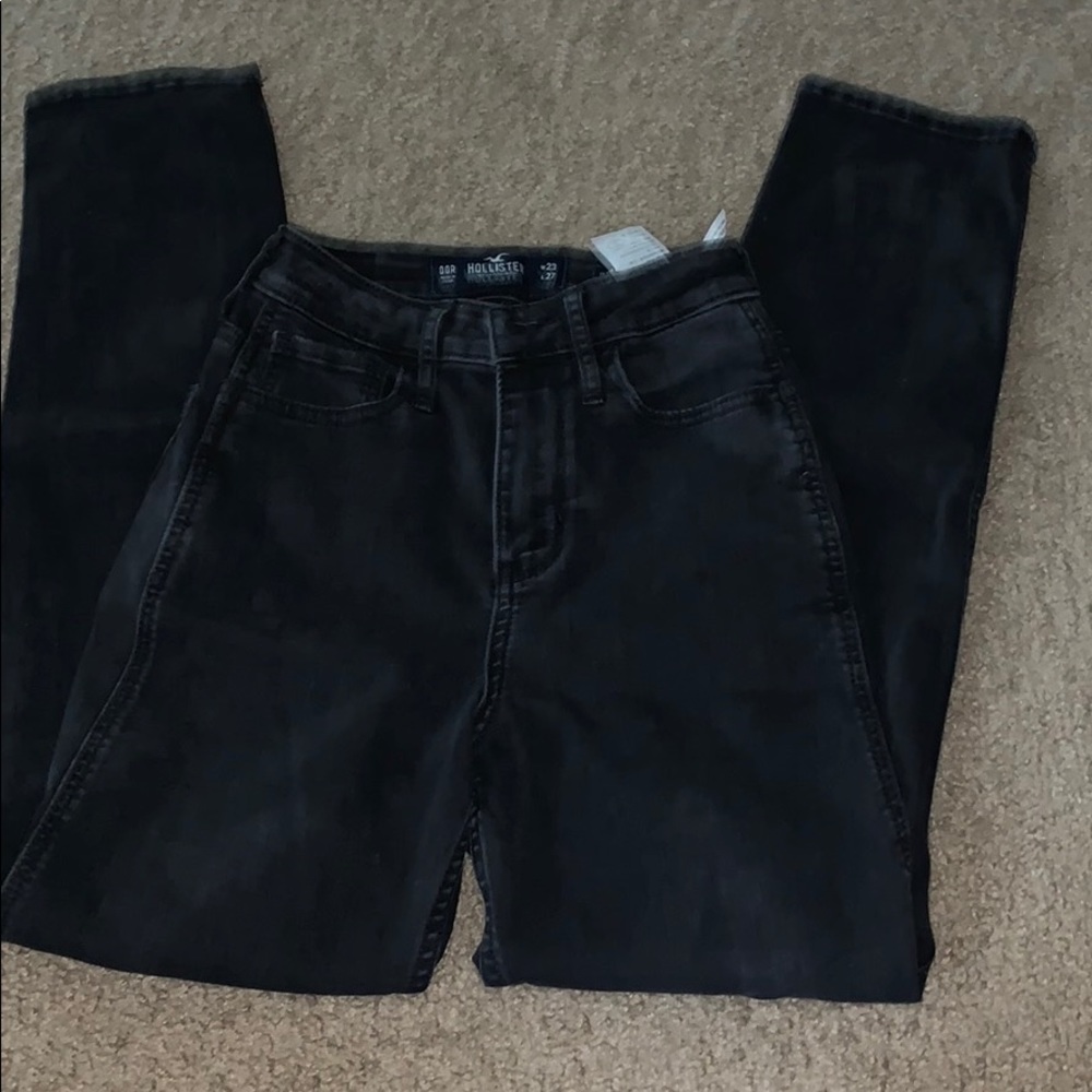 Hollister black washed jeans